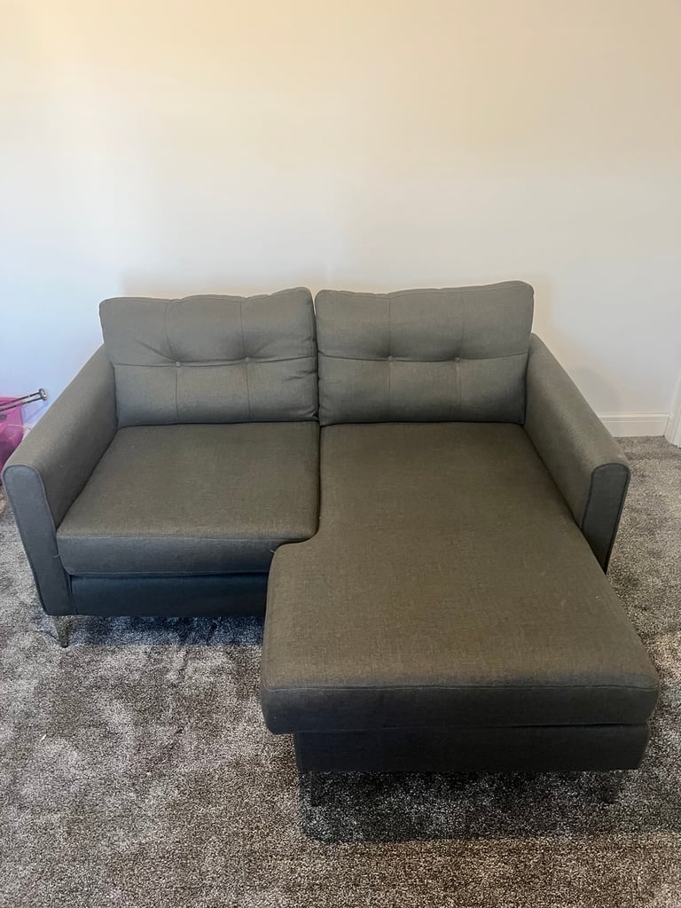 Slate grey sofa 