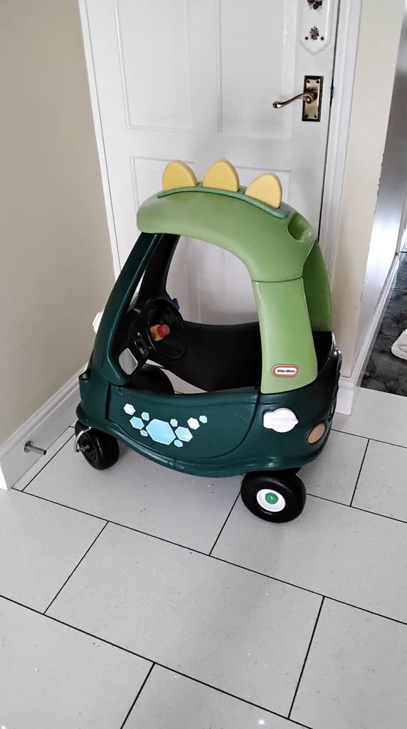 Little tikes cozy coupa dinosaur car no offers 