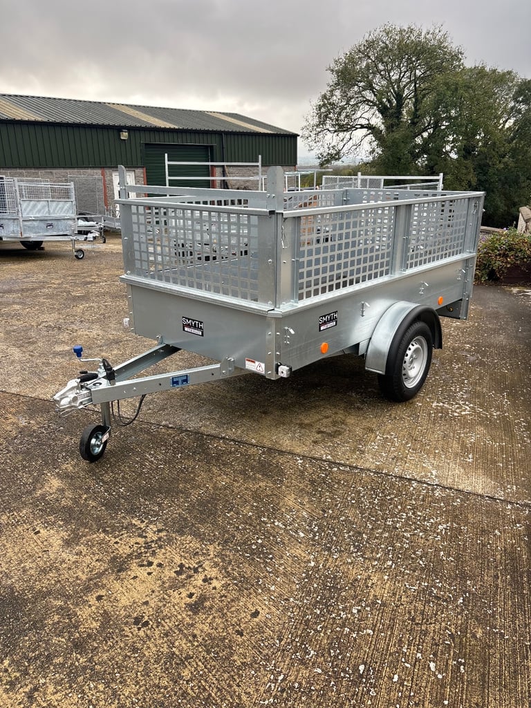 image for Car Trailer (Broniss) - 8.2FT x 4.2FT - Galvanised 