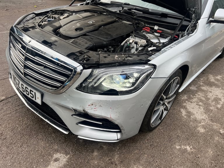 2019 MERCEDES-BENZ S CLASS S350D L AMG LINE PREMIUM 9G-TRONIC DAMAGED SALVAGE