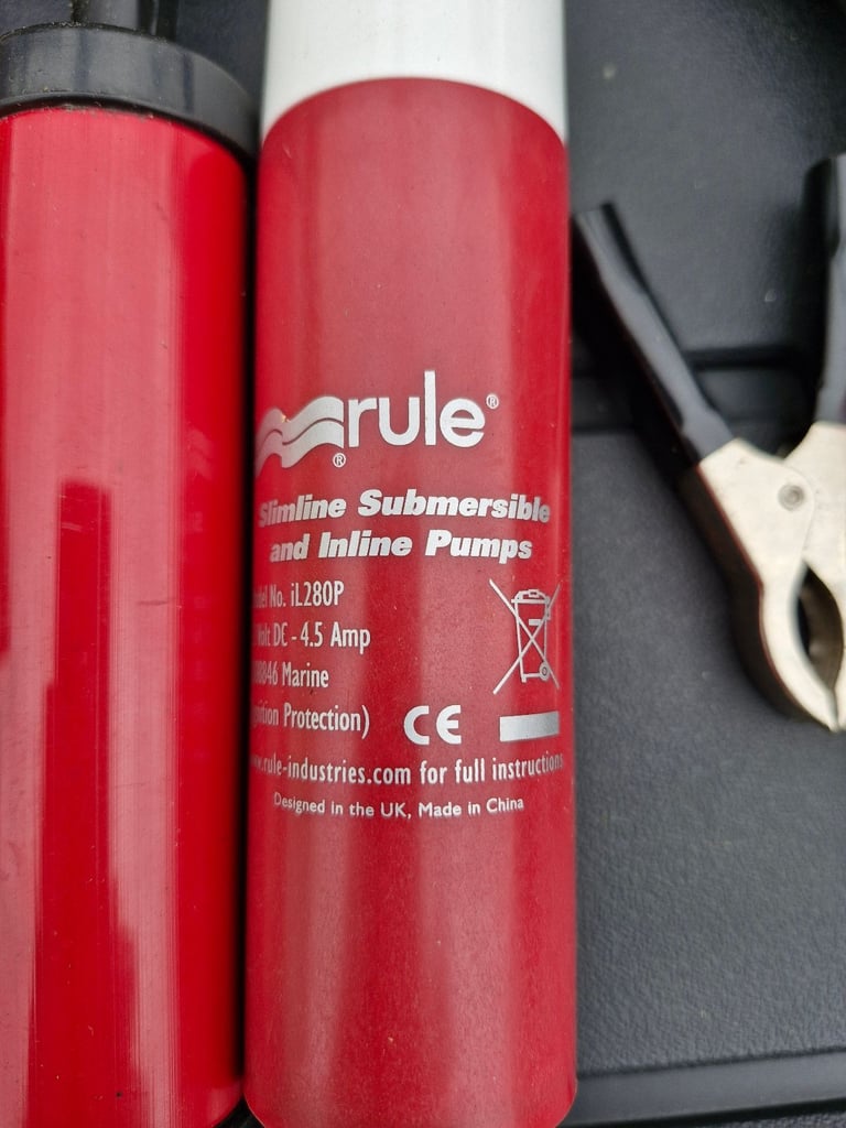 image for Used Rule Slimline Submersible and Inline Pump iL280P 