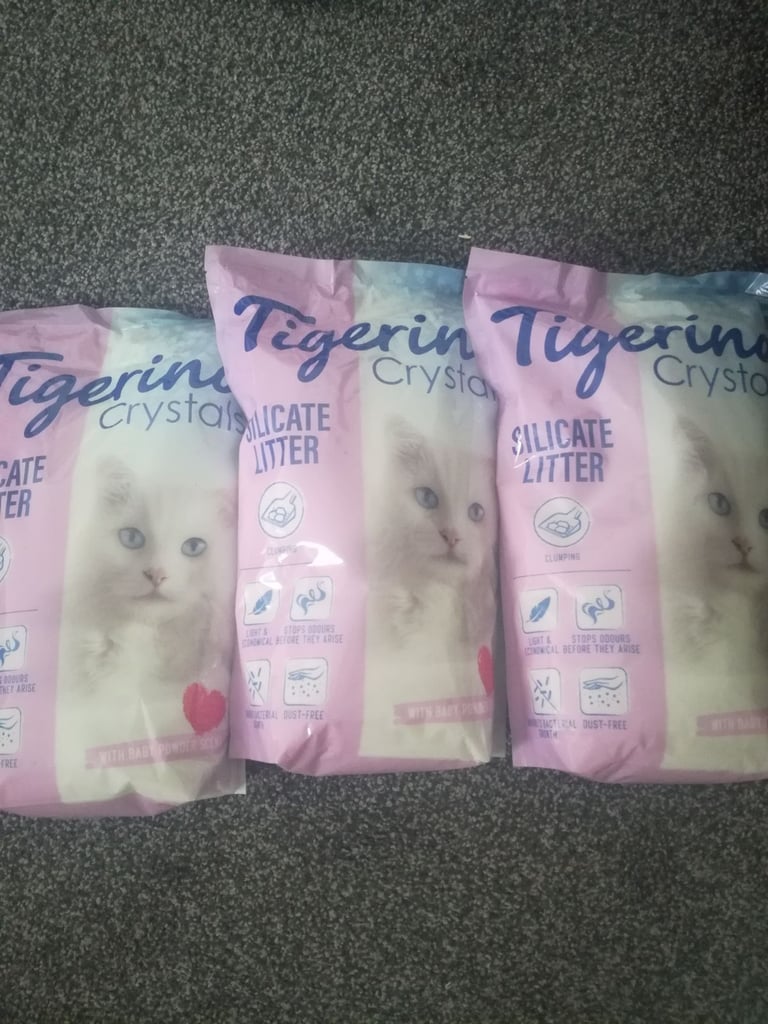 Silicate cat litter Tigerino crystals