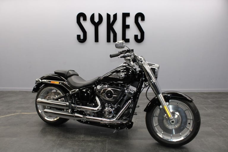 2025 Harley-Davidson FLFBS Softail Fat Boy 117 in Vivid Black   