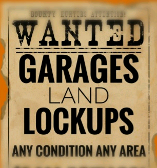 Garages lockups wanted any condition cash paid quickly garage lockup