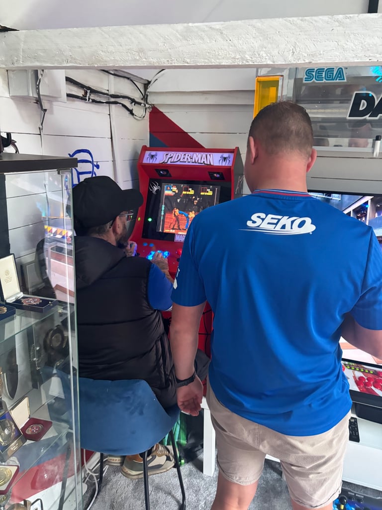 image for Custom arcade machine - Spiderman design (over 6k games)