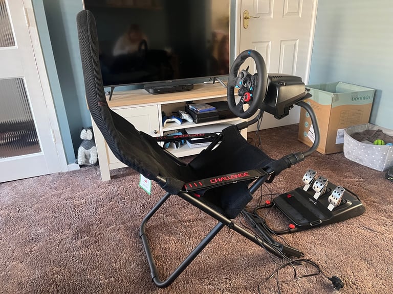 Logitech Gaming Steering Wheel, Pedals and Chair