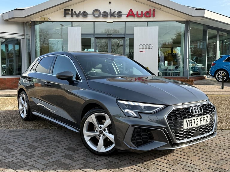 2023 Audi A3 1.0 TFSI 30 S line Sportback 5dr Petrol Manual Euro 6 (s/s) (110 ps) HATCHBACK Petro...