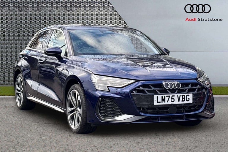 2025 Audi A3 1.5 TFSI e 204 S Line 5dr S Tronic HATCHBACK PETROL/ELECTRIC Automatic