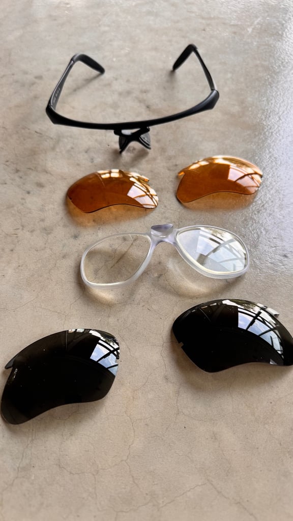 Sport Sunglasses by Bolle. Comes with 3 Different Lenses, Storage Case and Instructions