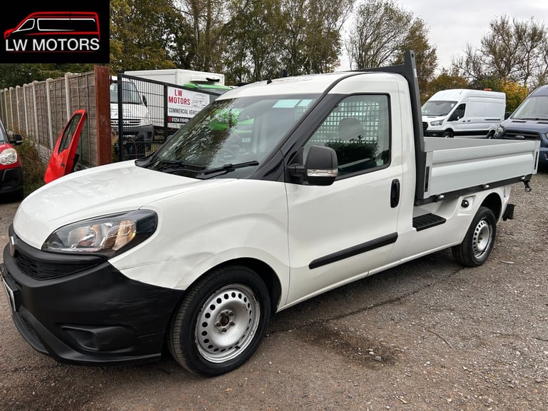 image for FIAT DOBLO 1.6 MULTIJET 1.6 WORKUP ALLOY DROPSIDER 2021 71 REG MILK FLOAT