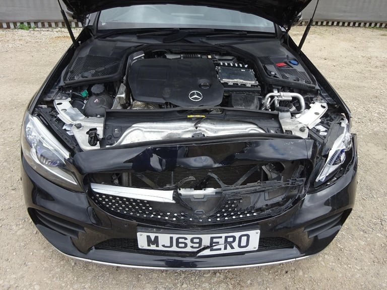 2020 69 REG MERCEDES C300 AMG LINE ED PREMIUM HYBRID DIESEL AUTO DAMAGED SALVAGE