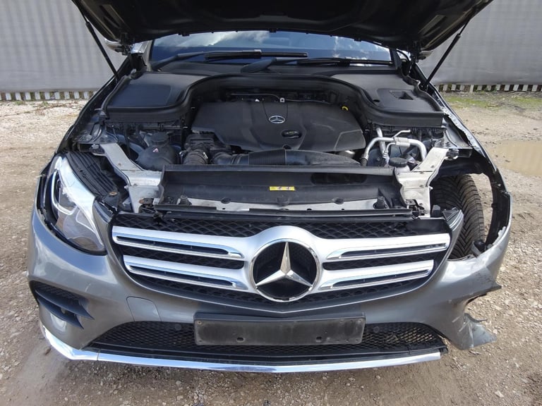 2018 67 REG MERCEDES BENZ GLC 250 D 4MATIC AMG LINE DIESEL AUTO DAMAGED SALVAGE