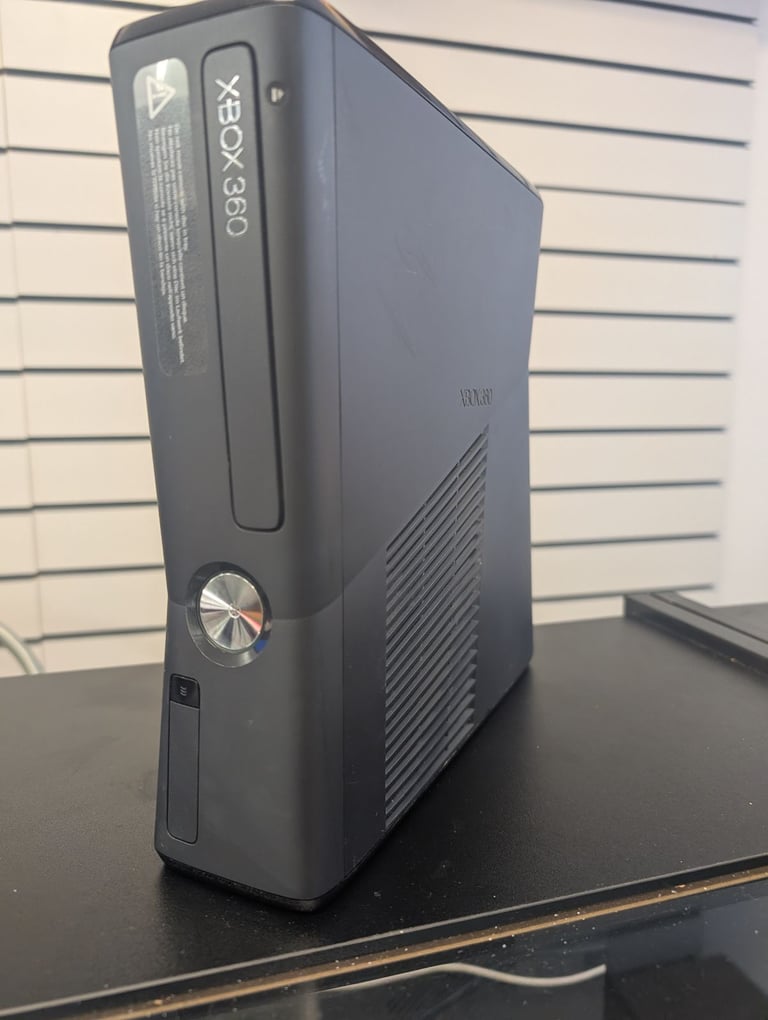 image for Xbox 360 Slim – Black Console (No Controller)