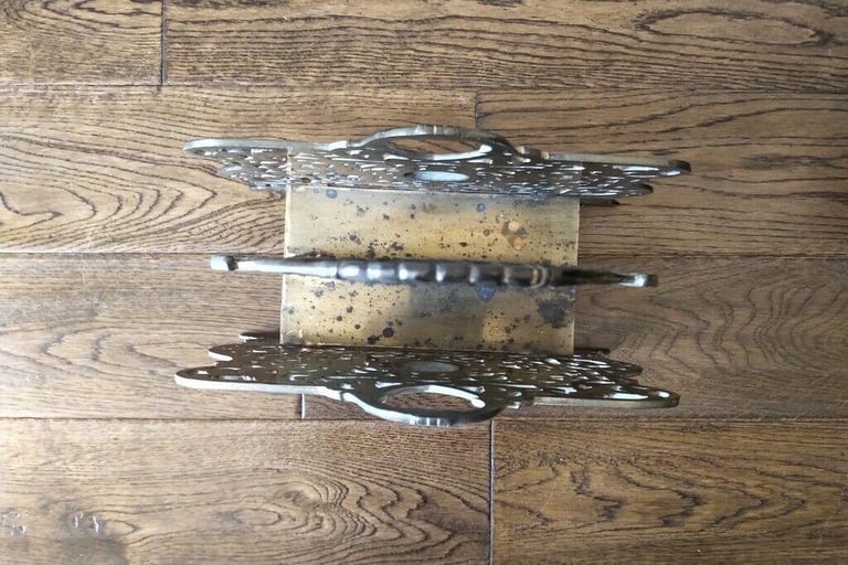 BRADLEY & HUBBARD B&H 3572 ANTIQUE LETTER HOLDER VICTORIAN LATE 1800's RARE