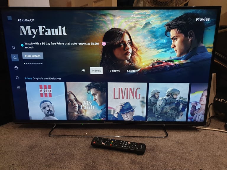 Smart 40inch Panasonic HDR Tv WiFi enabled 