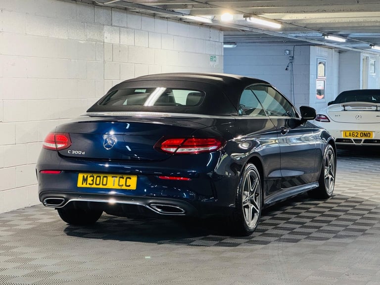 2018 Mercedes-Benz C Class 2.0 C300d AMG Line (Premium) Cabriolet G-Tronic+ Euro 6 (s/s) 2dr CONV...