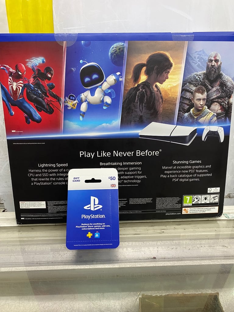 Brand New PlayStation 5 1TB with £50 PSN Voucher Bundle 
