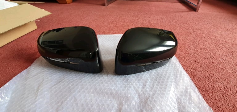 BMW G30 genuine black gloss Mirror cups