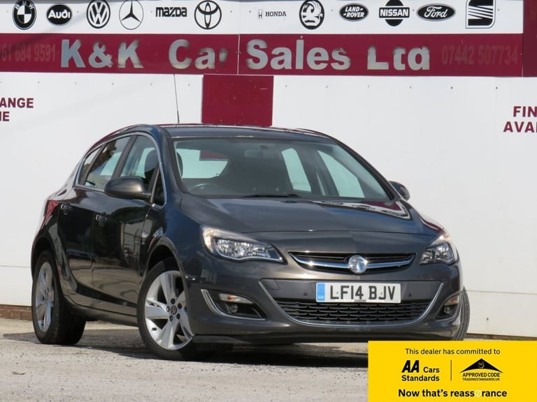 image for 2014 Vauxhall Astra 1.6 16v SRi Hatchback 5dr Petrol Auto Euro 5 (115 ps) Hatchback Petrol Automatic