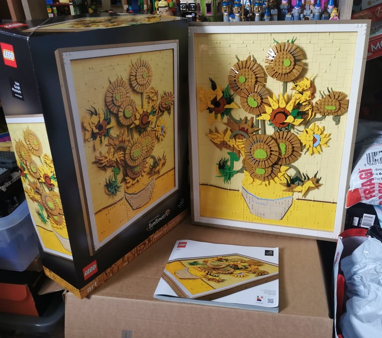 Lego van gogh sunflowers 