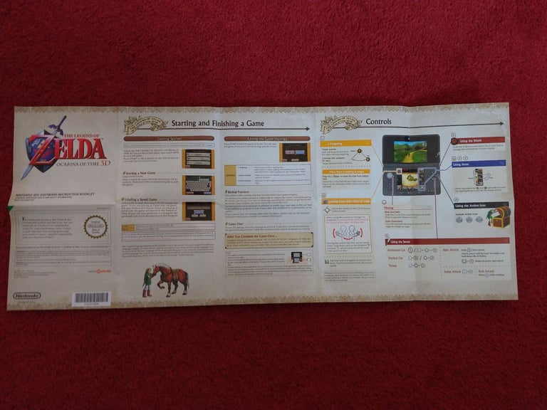 Nintendo 3DS Games Bundle  - Zelda – A Link Between Worlds & Zelda – Ocarina of Time 3D