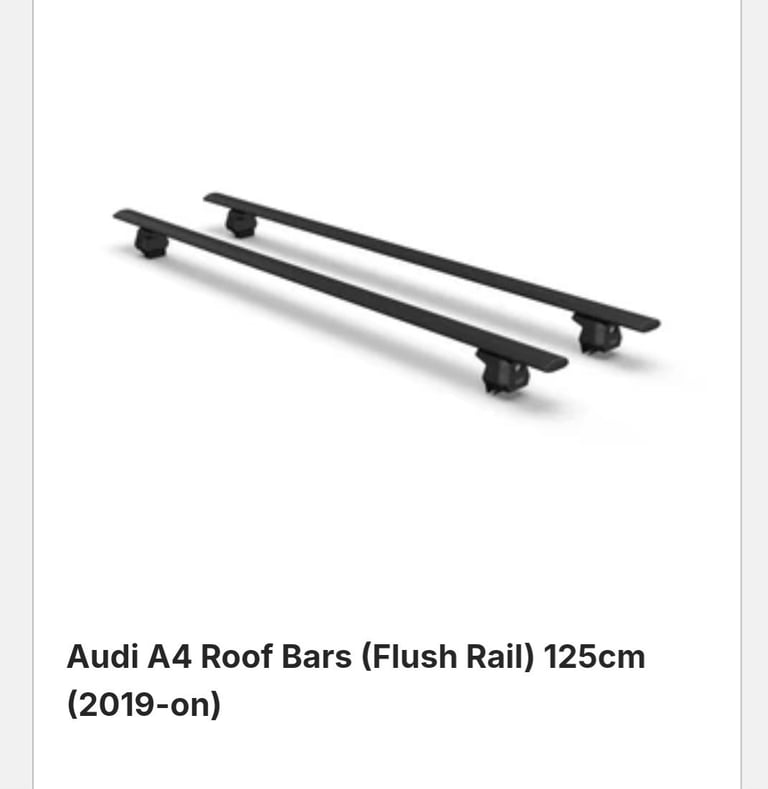 image for Audi A4 roof bars 2019 onwards 