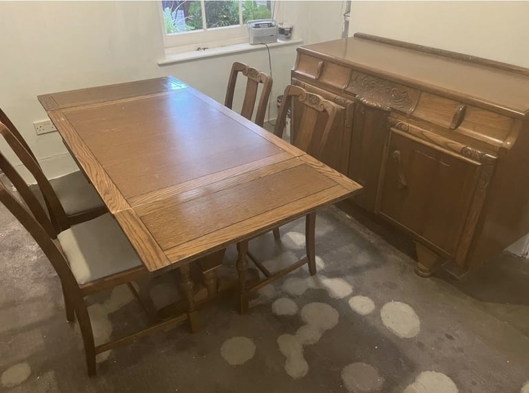 image for FREE Extending dining table and sideboard set
