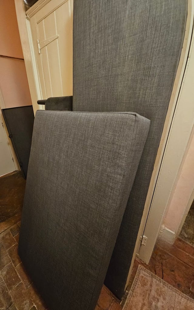 Grey Ikea Friheten Corner Sofa Bed Ottoman Settee