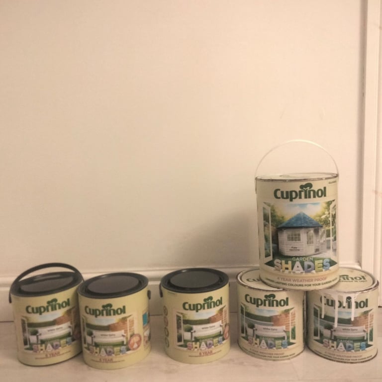 Cuprinol fence paint 4 x 2.5litre tins