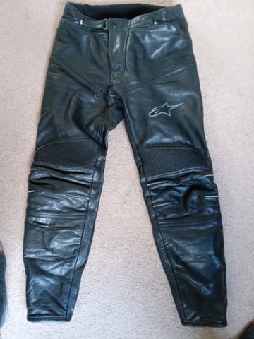 Alpinestar leather motorcycle trousers | in Spennymoor, County Durham |  Gumtree
