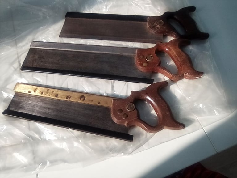 image for £10 each. Quality Vintage Spear & Jackson hand saws.