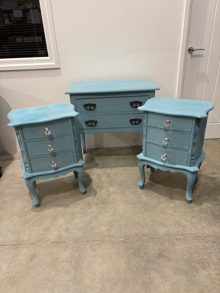 image for Chest of drawers and bedside tables
