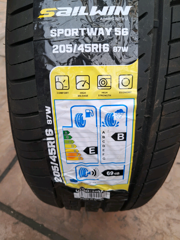 New tyre 205 45 16 