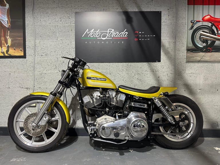 Harley-Davidson. Magazine featured Flattracker. 93 cubic inch S&S Engine