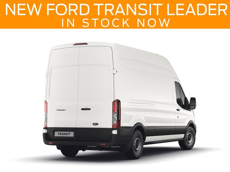 BRAND NEW Ford Transit 350L L3 H2 Leader Van 2.0L 130PS 6 Speed in Frozen White
