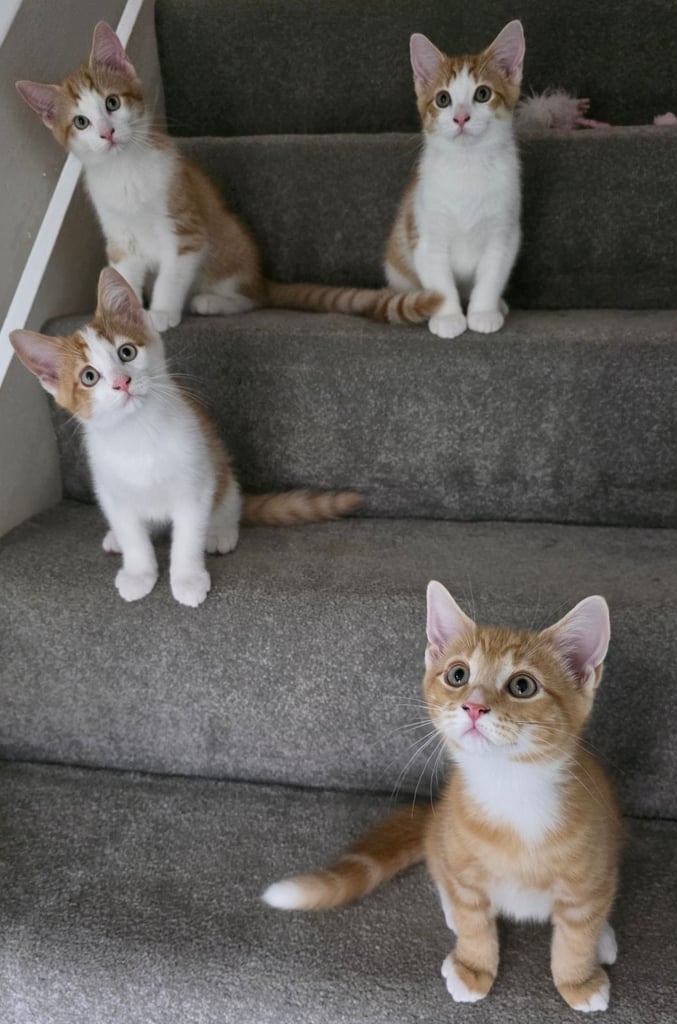 Mainecoon Cross Kittens (READY TO GO)
