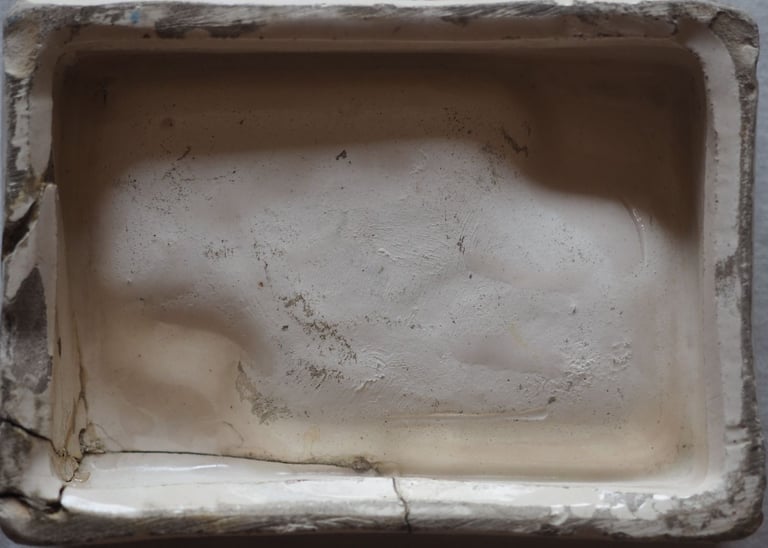 Vintage Hand Painted Italian Ceramic Ashtray