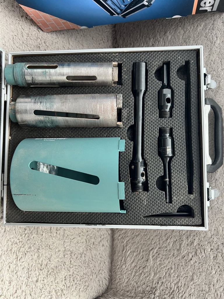 Erbauer Diamond Core drill kit (used once) for sale.