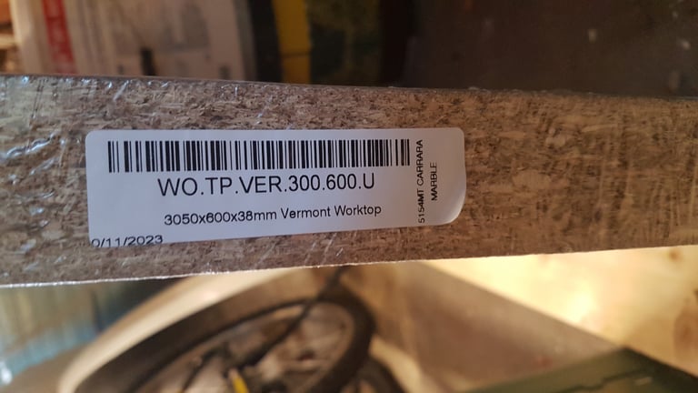 Vermont Laminate Worktop Carrara Marble 5154mt Wren