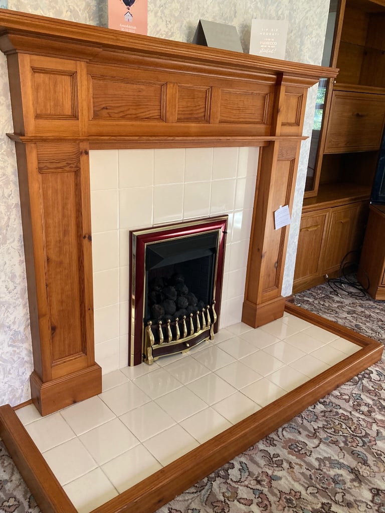 Gas fire coal effect 