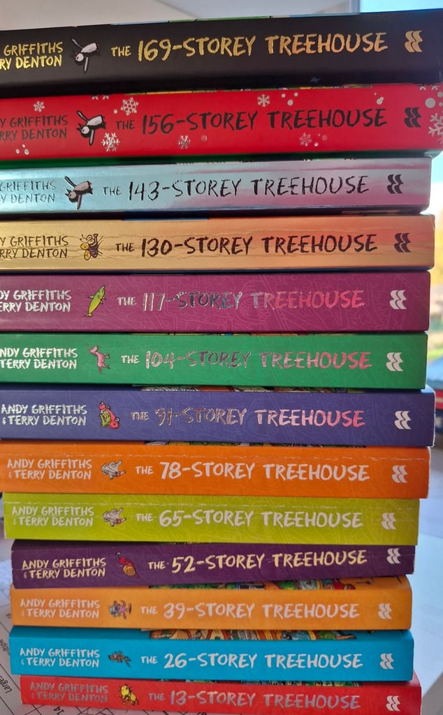 Complete set of 13 Storey Treehouse Books