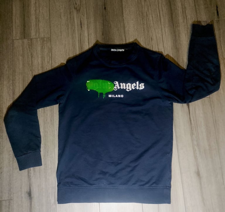 image for 🌴🪽 Palm Angels Milano Navy crewneck