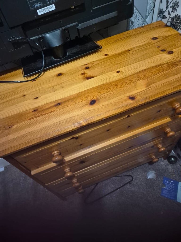 Pine 4 drawers 