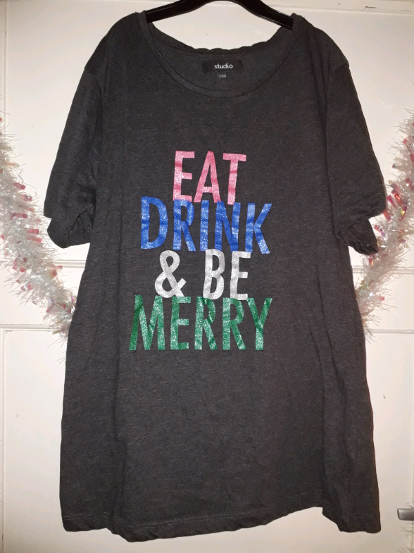 image for Ladies Christmas top size 12 to 14