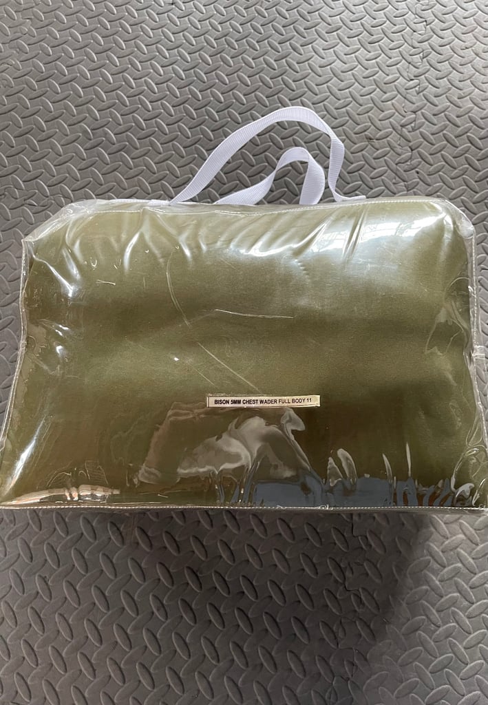 NEW Bison 5mm chest waders full body size 11