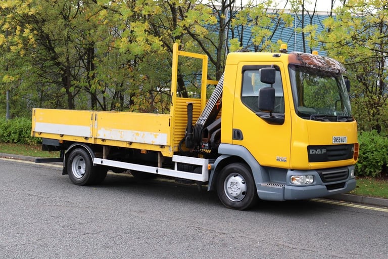 DAF LF45 160 4X2 HIAB XS 055 CRANE DROPSIDE (2009)