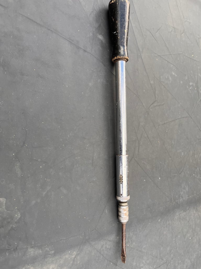 Vintage Industrial Spiral Ratchet Screwdriver