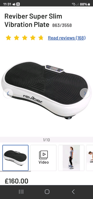 Reviber super slim vibration plate hotsell