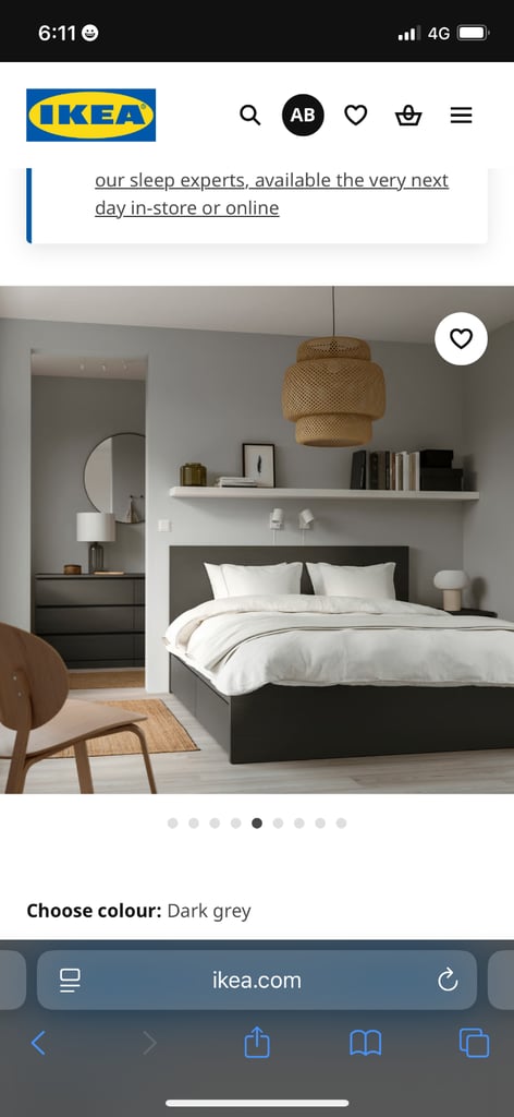 Ikea bed-frame with 2 storages and Dream mattress and air conditioner 
