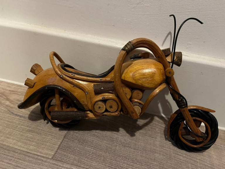 Wooden motorbike